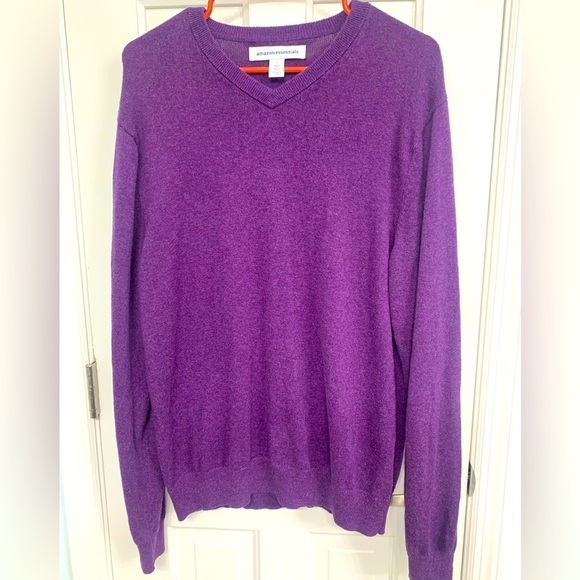 Gorgeous, purple, long sleeve sweater - women’s size Medium. 100% cotton - Picture 1 of 9